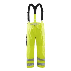 BLAKLADER 13062005 Rain trousers Hi Vis Level 3 Hi Vis Reflective Work Trousers Men - Waterproof
