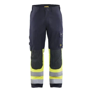 BLAKLADER 14911512 | APC 2 Multinorm Inherent Trousers Hi Vis Reflective Work Trousers Men - ripstop fabric