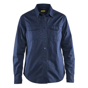 BLAKLADER 32081135 Women's Twill shirt Long Sleeve Work Shirt WOMEN - 100% Cotton