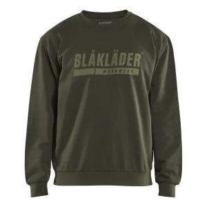 BLAKLADER 35341158 Crewneck Work Sweatshirt MEN - 100% Cotton