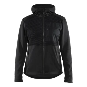 BLAKLADER 35422526 Women's hoodie with full zip Work Jacket WOMEN - Pique Fleece
