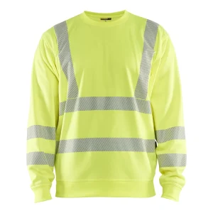 BLAKLADER 35622538 Hi Vis Reflective Work Sweatshirt MEN - Pique Fleece
