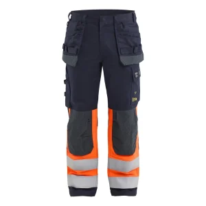 BLAKLADER 14891524 1489 Hi Vis Reflective Work Trousers MEN - Flame Retardant