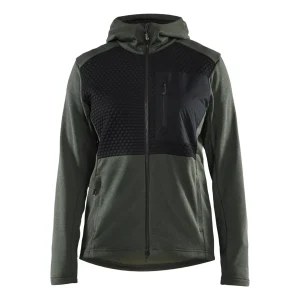 BLAKLADER 35422533 WOMEN'S HOODIE WITH FULL LENGTH ZIP Work Jacket WOMEN - Pique Fleece