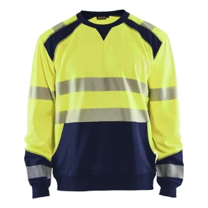 BLAKLADER 35412528 Hi Vis Reflective Sweatshirt MEN - Brushed Inside