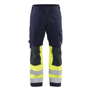 BLAKLADER 14781514 Multinorm trousers Hi Vis Reflective Work Trousers Men - antistatic