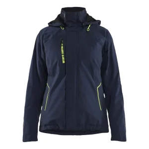 BLAKLADER 44081917 Women's Lightweight lined Winter Jacket Stretch Hi Vis Reflective Work Jacket WOMEN - Waterproof