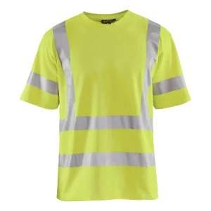 BLAKLADER 33801070 UV T SHIRT HI VIS Hi Vis Reflective Short Sleeve Work T-Shirt MEN - UV Protection