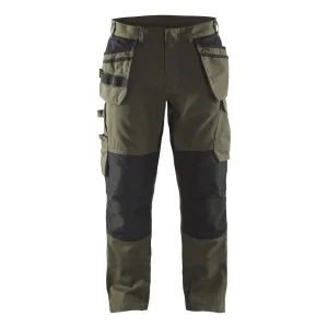 BLAKLADER 14961330 | Service trousers with stretch and tool pockets Work Trousers Men - Ripstop Fabric