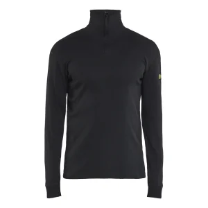 BLAKLADER 48981764 FLAME RESISTANT BASIC ZIP NECK Work Sweatshirt MEN - Antistatic