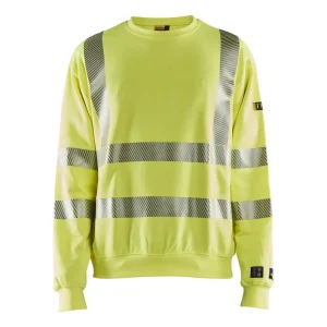 BLAKLADER 30871762 MULTINORM Hi Vis Reflective Work Sweatshirt MEN - Flame Retardant