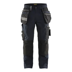 BLAKLADER 15901343 | Craftsman Trousers with stretch Work Trousers Men - canvas fabric