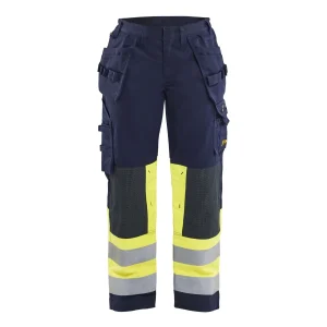 BLAKLADER 70811514 | Women’s Multinorm Trousers Hi Vis Reflective Work Trousers Women - antistatic