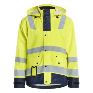 BLAKLADER 43022003 Rain jacket Hi Vis Level 2 Hi Vis Reflective Rain Jacket MEN - Waterproof