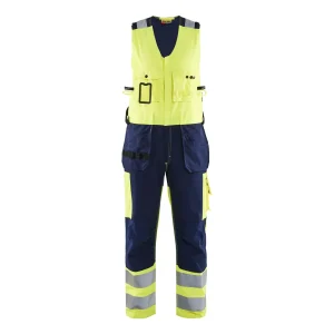 BLAKLADER 26531804 Hi Vis Sleeveless Overall Work Overall Men - polyester cotton blend