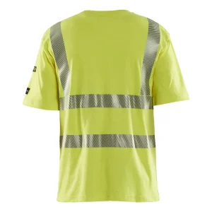 BLAKLADER 34801737 Multinorm t shirt Hi Vis Reflective Short Sleeve Work T-Shirt MEN - Flame Retardant
