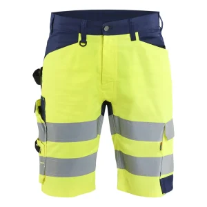 BLAKLADER 17091812 HI VIS SHORTS Work Shorts MEN - 85% Polyester 15% Cotton
