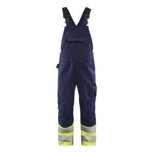 BLAKLADER 26621800 Hi Vis Bib overall Hi Vis Reflective Work Bib Trousers Men - Class 1 Certified