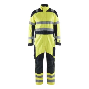 BLAKLADER 60891512 Multinorm Inherent overalls Hi Vis Reflective Work Coverall Men - Ripstop Fabric