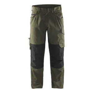 BLAKLADER 14951330 | Service Trousers with Stretch Work Trousers Men - Ripstop Fabric
