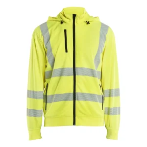 BLAKLADER 35732538 Hi Vis Reflective Hoodie Work Sweatshirt MEN - Detachable Hood