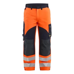 BLAKLADER 14921524 1492 Hi Vis Reflective Work Trousers MEN - Flame Retardant