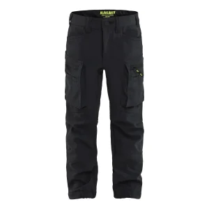 BLAKLADER 52202513 | Children’s Softshell Trousers Work Trousers Men - Waterproof