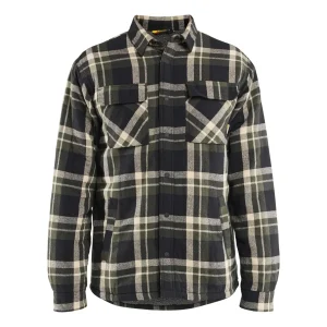 BLAKLADER 47041168 Pile Lined Flannel Shirt Work Jacket MEN - 100% Cotton