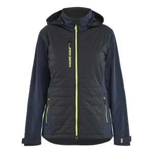 BLAKLADER 47332513 Women's Hybrid Jacket Hi Vis Reflective Softshell Work Jacket WOMEN - Waterproof