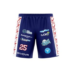 PANTALONCINO GARA LIBERO TEAM VOLLEY NAPOLI BLU/ROSSO